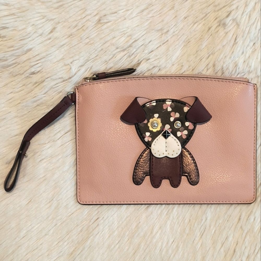 Kate Spade New York Floral Dog Wristlet